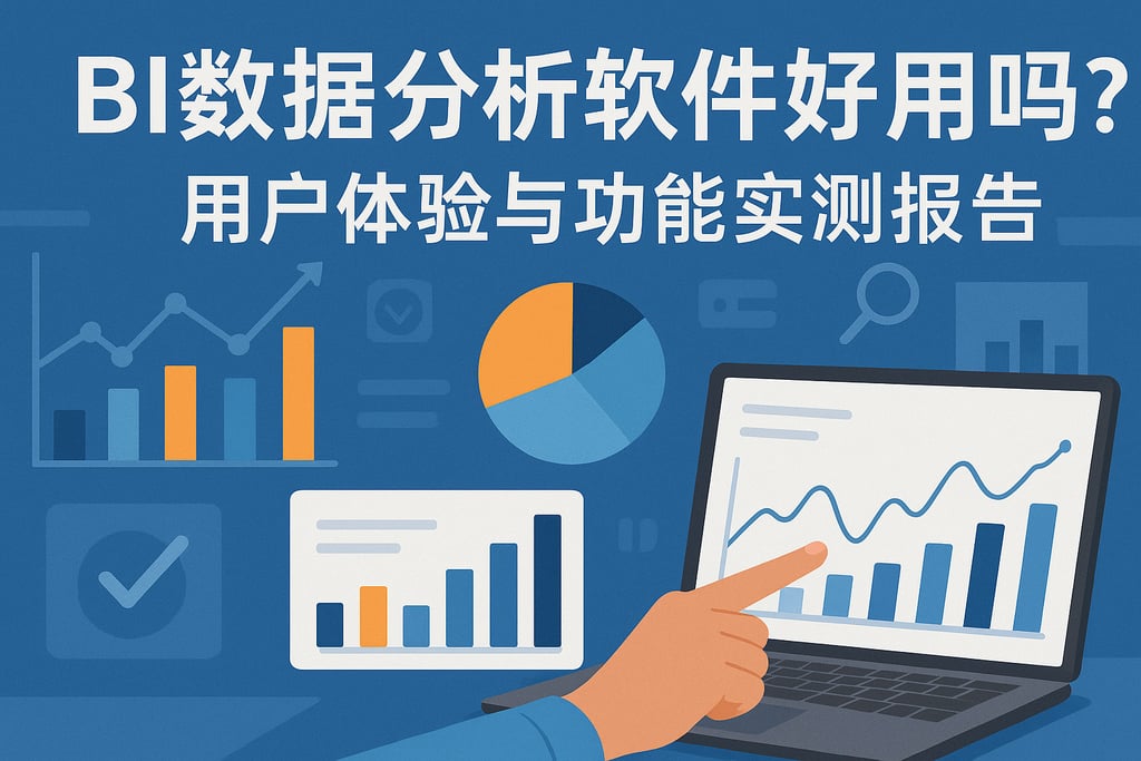 BI数据分析软件好用吗？用户体验与功能实测报告"